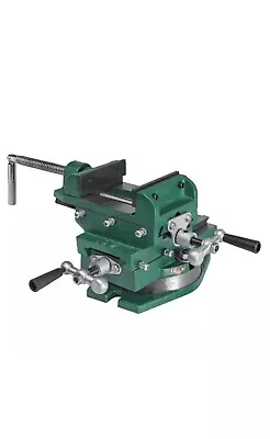 Buy Grizzly - 4  Cross Sliding Drill Press Vise With Swivel Base • 85.99$