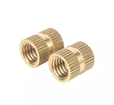 Buy M6 M8 M10 Press-in Brass Injection Molding Knurled Thread Insert Embedded Nuts • 2.85$