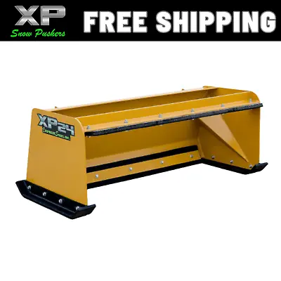 Buy 5' XP24 SNOW PUSHER WITH PULLBACK BAR Skid Steer - FREE SHIPPING • 1,850$