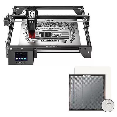 Buy Longer Ray5 10W Laser Engraver Cutting Machine With 400*400mm Honeycomb Plate • 365.39$