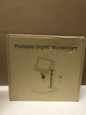 Buy DM7 HD Video Microscope Digital Microscope Electronics Zoom 960P 1000X 8 LED • 39.99$