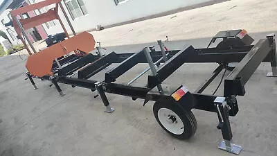 Buy Portable Sawmill 17HP LIFAN GASOLINE ELECTRIC START Unload Yourself 32  Capacity • 7,989$