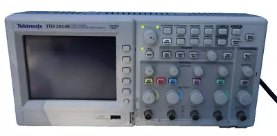 Buy Tektronix TDS2014B 100MHz 4 Channel 1 GS/s Color Oscilloscope Used Tested • 373.94$