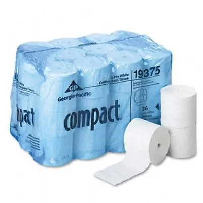 Buy Georgia-pacific Compact Coreless Bathroom Tissue - 2 Ply - 1000 Sheets/roll - 36 • 129.70$