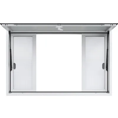Buy VEVOR 53 L X 33 W Concession Stand Serving Window Food Truck Service Awning • 445.99$