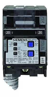 Buy Siemens Q220AFC Combination Arc Fault Circuit Breaker • 105$