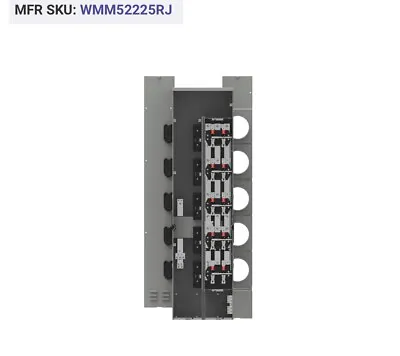 Buy Siemens WMM52225RJ Power Mod Modular Metering 1200A Max 225A Branch • 5,000$