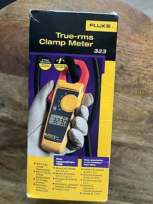 Buy Fluke 323 True-RMS Clamp Meter, LCD, 400 A, 1.1 In (28 Mm) Jaw Capacity, New • 125$