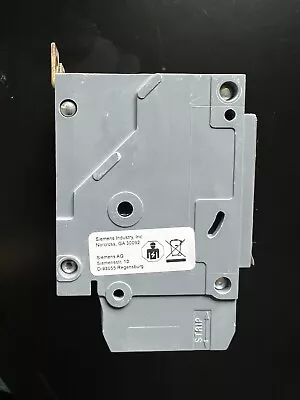 Buy NIB - Siemens - BQD320 - Molded Case Circuit Breaker - 20A, 3-Phases, 480V • 120$