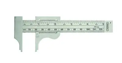 Buy General Tools 729ME Slide Caliper, MM And 16th Graduation, 0 To 4  (0 To 102mm) • 14.58$