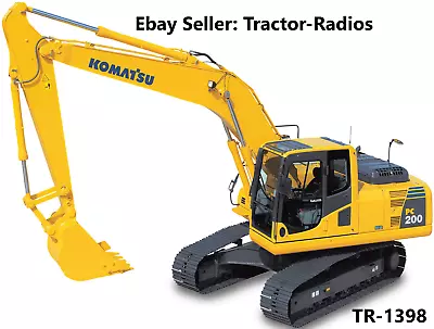 Buy Komatsu Excavator Tractor Radio Stereo Harness Plug CD Player Stereo PC45 • 15$