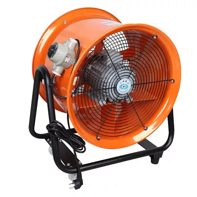 Buy 16  Inch Explosion-proof Axial Fan Pipe Spray Booth Paint Fumes Exhaust Fan New • 350$