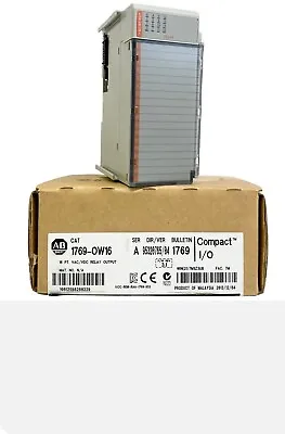 Buy Allen Bradley 1769-OW16 Compact I/O 16PT VAC/VDC Relay Output SER A FW 3.1 Fast • 266$