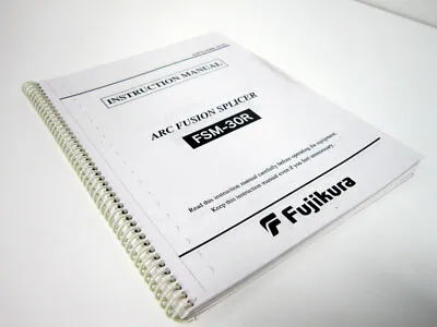 Buy Fujikura Fsm-30r Manual Instruction User's Guide • 19.99$