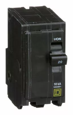 Buy Square D QO220CP Double-Pole Plug-On Circuit Breaker 20A 120/240V • 22.95$