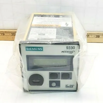 Buy New Siemens 9300 Series Power Meter 600 Vac 10 Amp 60 Hz  9330dc-100-0nzzza • 629.99$