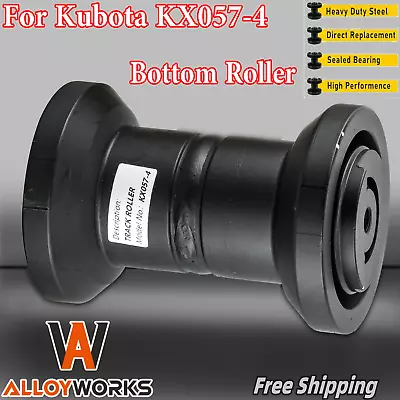 Buy Bottom Roller For Kubota KX057-4 Excavator Track Roller Heavy ALLOYWORKS • 122.55$