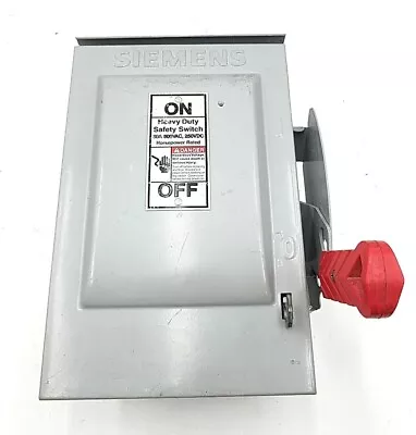 Buy Siemens HNF361R 30A 600V HD Disconnect Safety Switch Recon • 110$