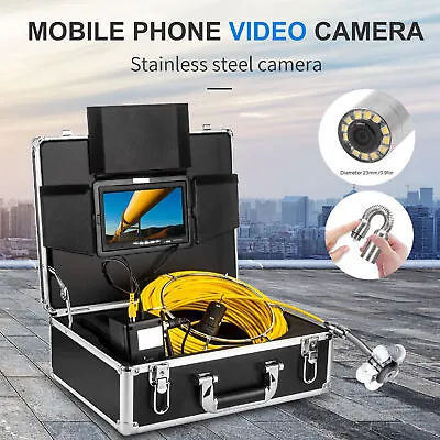 Buy New 23mm Sewer Inspection Camera Head Professional IP68 Waterproof Pipe Drain • 99.04$