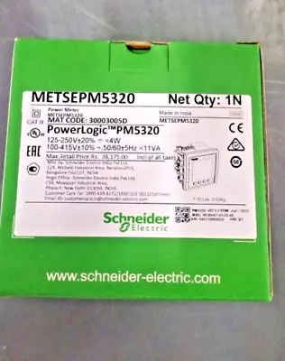 Buy New METSEPM 5320 Schneider Electric Meter METSEPM5320 - BRAND NEW FREE SHIP • 820$