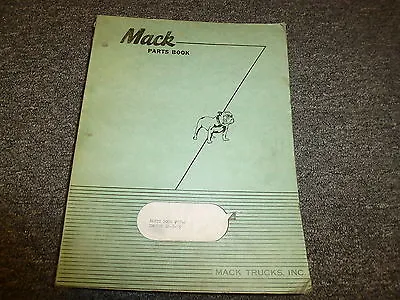 Buy Mack Model DM685S Tri Axle Dump Truck Parts Catalog Manual Book • 132.63$