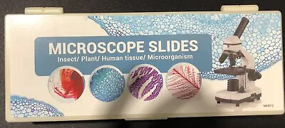 Buy 60 Microscope Slides With Specimens For Kids, Prepared Microscope Slides For ... • 25$