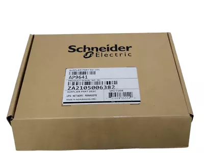 Buy Schneider Electric AP9641 Network Management 3 Card Adapter _ • 117.51$