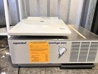 Buy Eppendorf 5403 Refrigerated Centrifuge • 150$