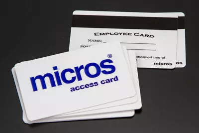 Buy Micros Employee Access Magnetic Swipe Cards (10 Pack) High Quality - NEW • 19.99$