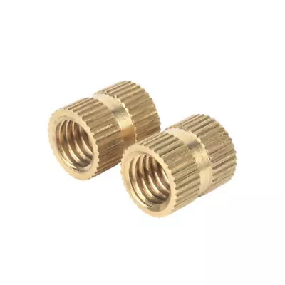 Buy M6 M8 M10 Press-in Brass Injection Molding Knurled Thread Insert Embedded Nuts • 2.09$