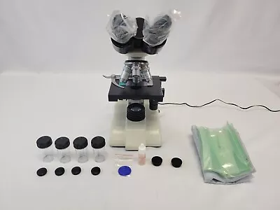 Buy Compound Microscope With 4x, 10x, And 40x Objectives New • 265.50$