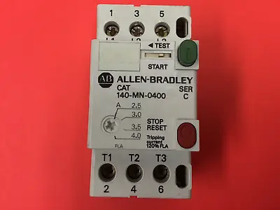 Buy ALLEN-BRADLEY - Catalog #140-MN-0400 - Ser.C - Manual Motor Starter  • 23.50$