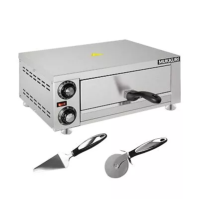 Buy Electric Pizza Oven, Stainless Steel Pizza Baker With Handle & Removable Tray... • 180.02$