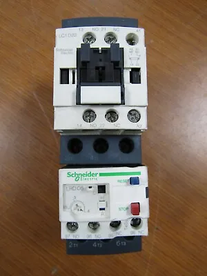 Buy 💥schneider Electric 50 Amp Contactor 690 Vac Lc1 D32 W/ Lrd 08 Overload Relay • 35.99$