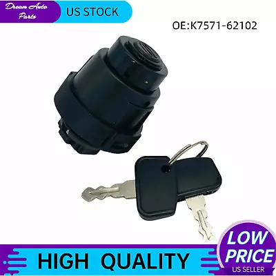Buy Ignition Key Switch K7571-62102 Fits Kubota B26 BX2370 BX24D BX25 BX2660D BX2670 • 27.64$