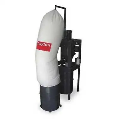 Buy Dayton 3Aa24 Dust Collector, 2,600 Cfm Max Flow, 5 Hp, 1 Phase • 1,970.99$