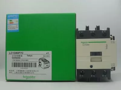 Buy New For Schneider Electric TeSys LC1D80F7C NonReversing A.C. Contactor 3PST-NO • 99$