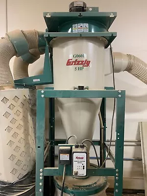 Buy Grizzly G0601 5HP Cyclone Dust Collector (Woodworking Machinery) • 2,500$