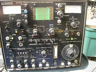 Buy Cushman CE-50 (Black)  Communications Service Monitor AM/FM Tested. • 470$