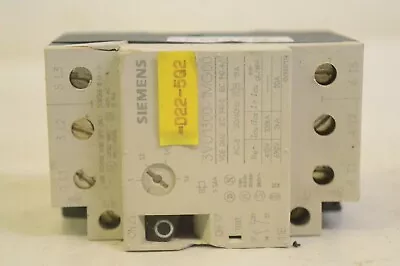Buy Siemens Motor Protection Switch/circuit Breaker 1-1,6A - 3VU1300-1MG00 (R26M35) • 12.79$