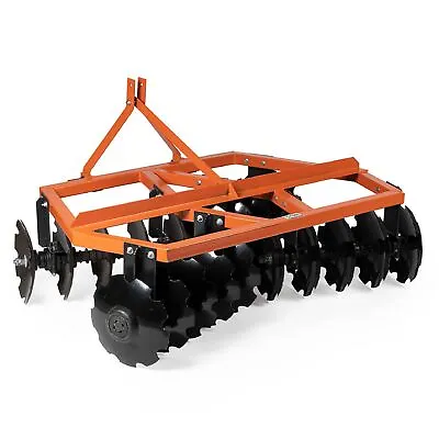 Buy Titan Attachments 3 Point 6ft Notched Disc Harrow Plow Attachment For Cat 1 • 2,672.99$