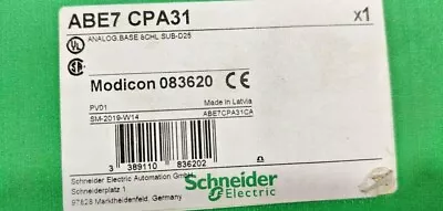 Buy Schneider Electric ABE7CPA31 Fixed Terminal Blocks ANALOG BASE 8CHL SUB-D25 • 499$