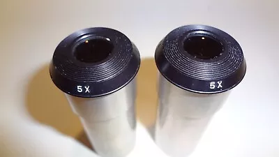 Buy Bausch & Lomb  (b&l) Paired  5x Eyepieces  ***nice Extra Clean*** • 38$