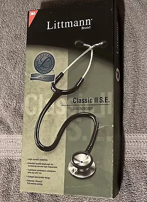 Buy 3M Littmann 2205 Classic II S.E. Stethoscope, Navy Blue, 28 Inch -2205 • 42.75$