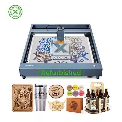 Buy (Refurbished) XTool D1 Pro 10W Laser Engraver, Higher Accuracy Engraving Machine • 329.99$