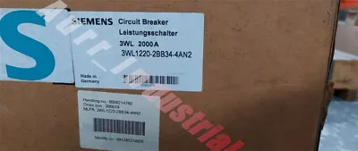 Buy Siemens Frame Circuit Breaker 3WL1220 Circuit Breaker Low Price Handling • 15,600$