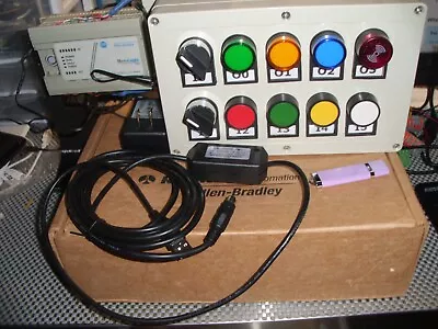Buy PLC TRAINER Allen-Bradley MicroLogix 1000 1761-L10BWB With Usb Cable, Hand-Held • 699$