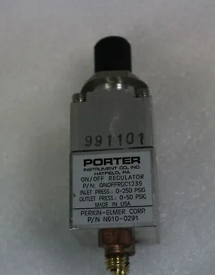 Buy Porter Regulator On/Off ONOFFRGC1235 - N610-0291 Perkin Elmer Gas Chromatograph  • 39.99$