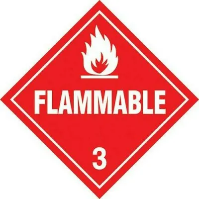 Buy TD24 Truck Decal - Flammable - 6  X 6  • 3$
