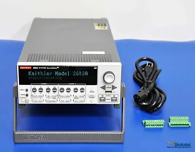 Buy Keithley 2602A SYSTEM SourceMeter 2 Channel SMU Source Measure Unit Calibrated • 6,149$